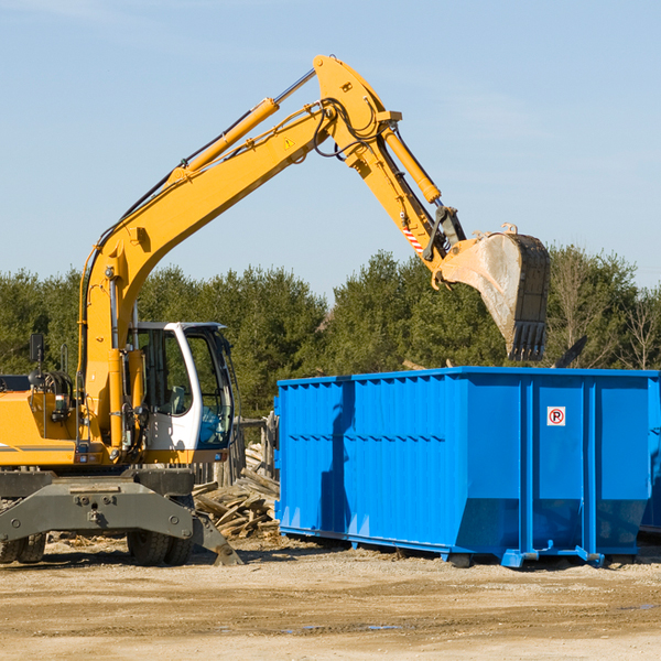 can i choose the location where the residential dumpster will be placed in Moran